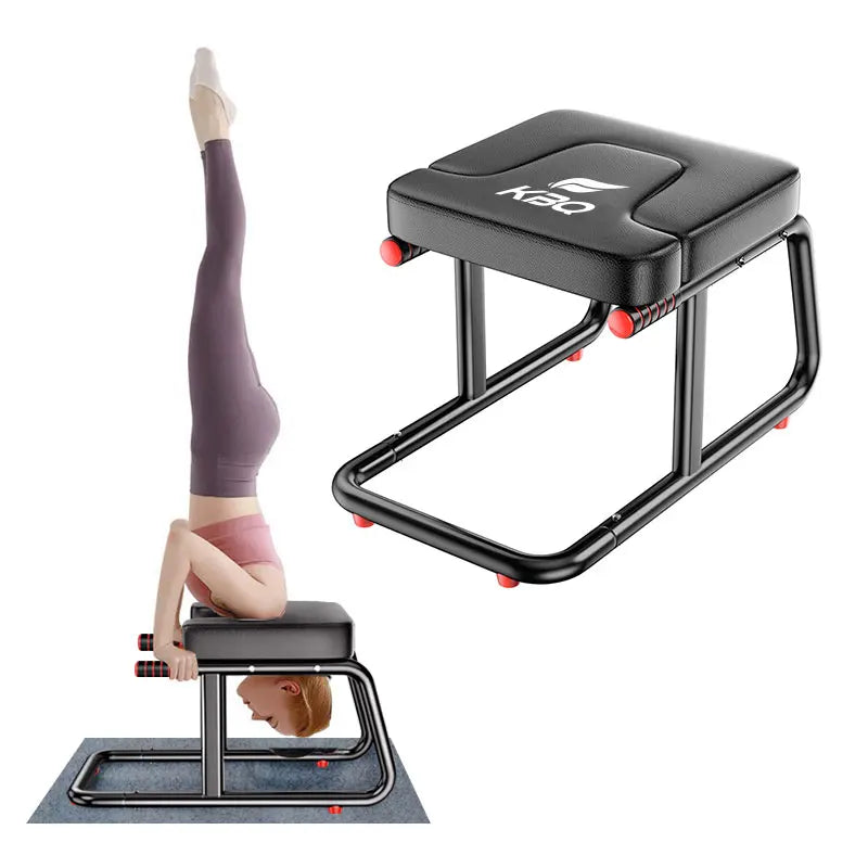 KBQ Multifunctional Inverted Yoga Stool With Double Armrest Trainer