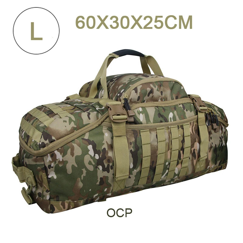 LQARMY Durable Tactical Backpack for Hiking Camping and Travel Adventures