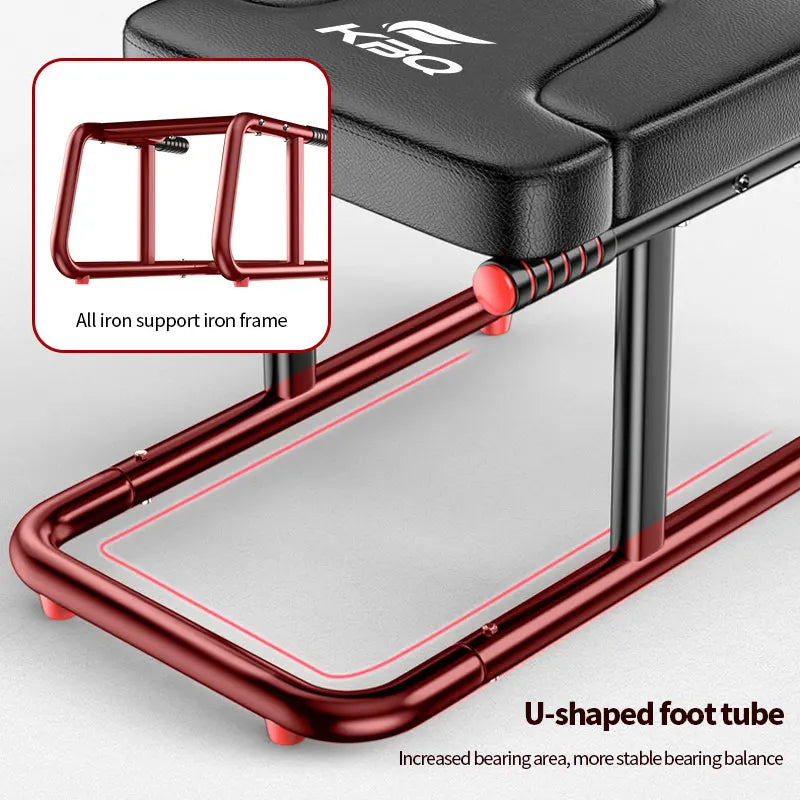 KBQ Multifunctional Inverted Yoga Stool With Double Armrest Trainer