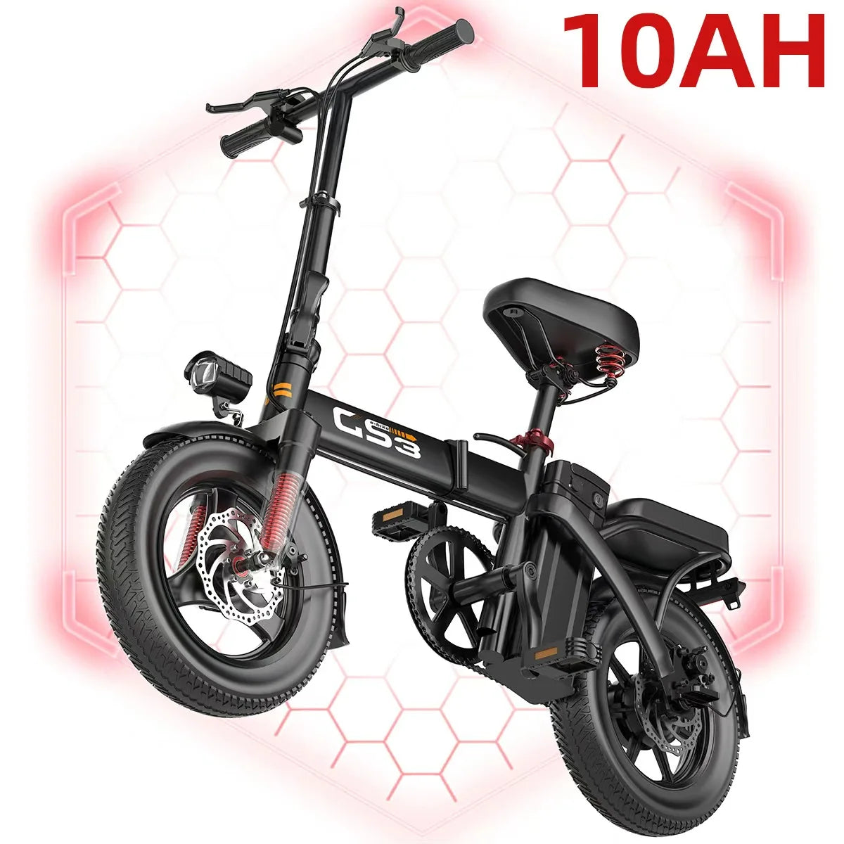 Uplee Gs3 500w Folding Electric Bike For Adult Commuters
