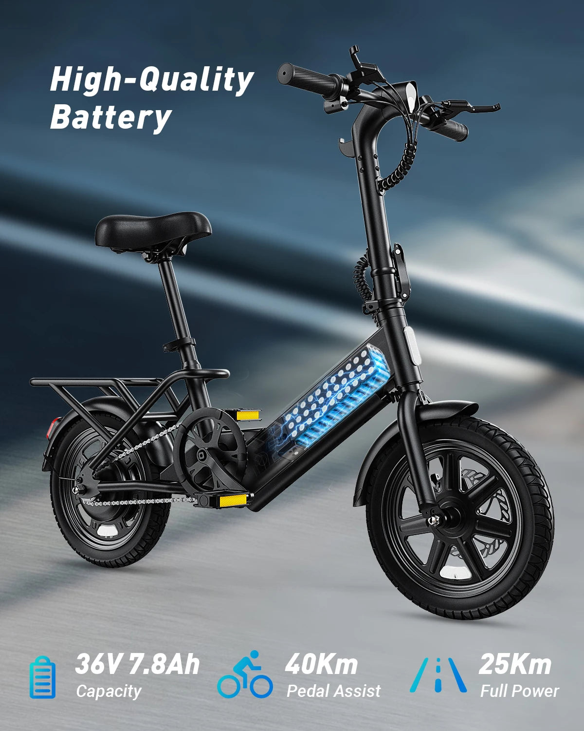 Dyu Folding Electric Bicycle Designed For Urban Commuting Riders