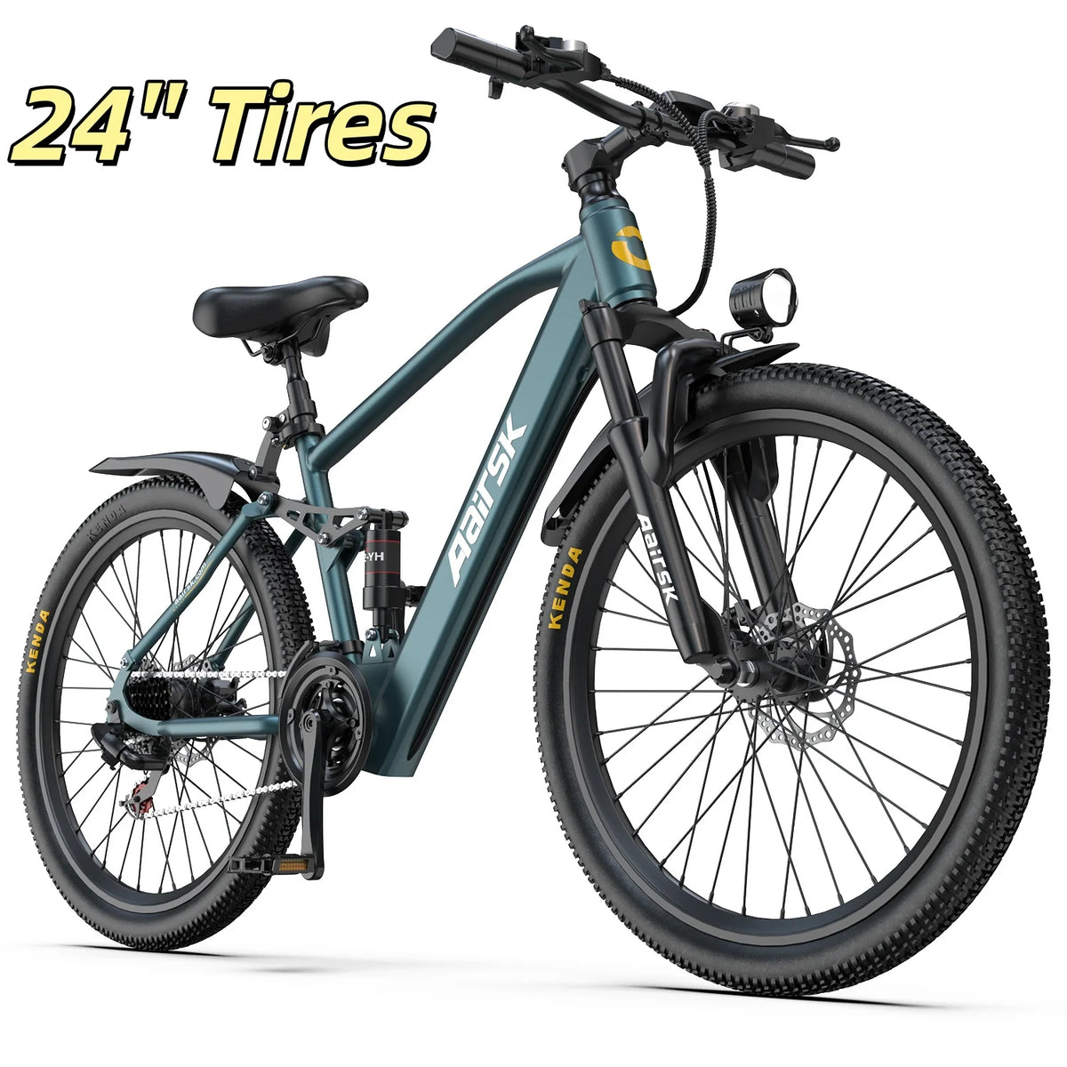 Electric Mountain Bike With 36V Battery And Full Suspension
