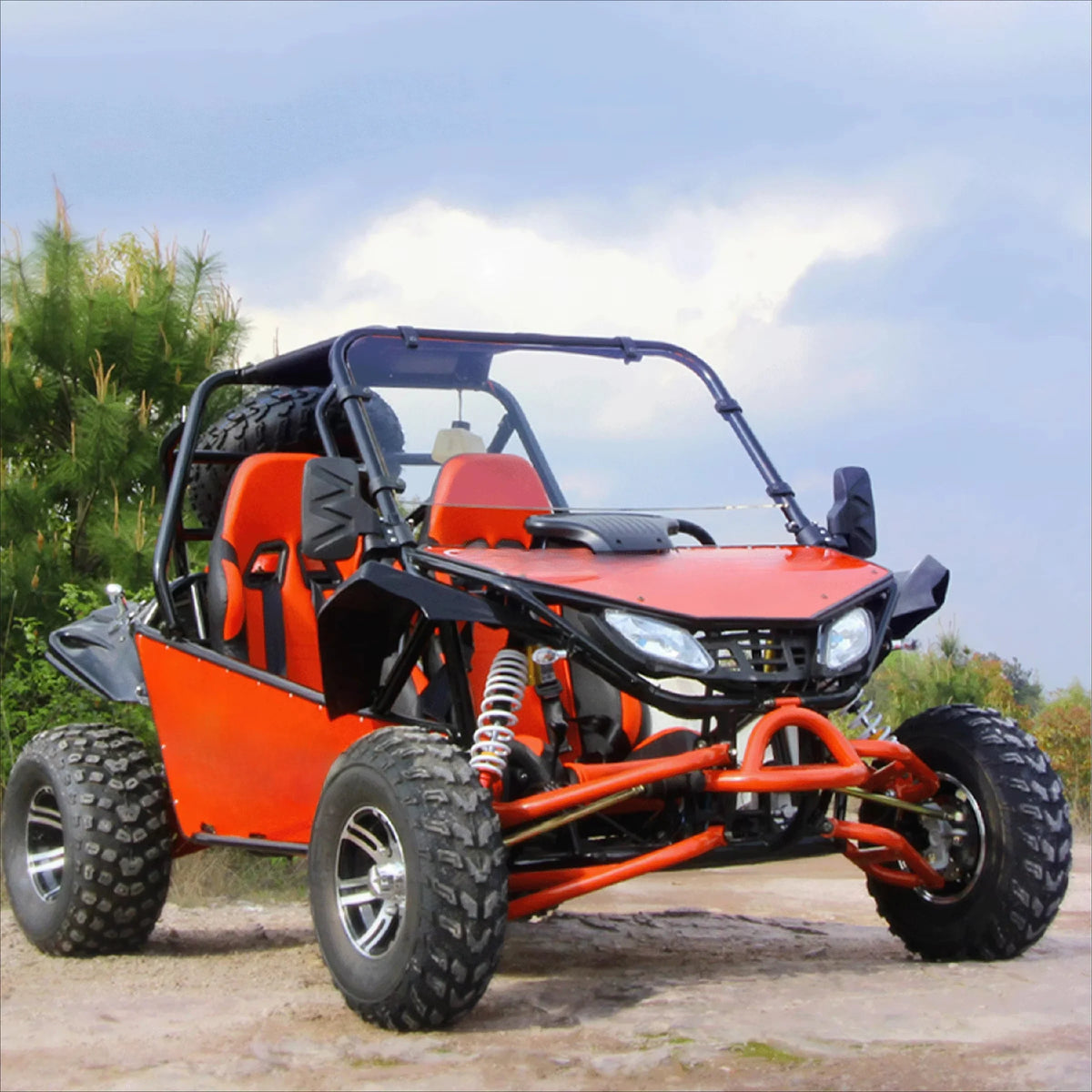 200cc Four Seater Off Road UTV Hydraulic Disc Brakes ATV