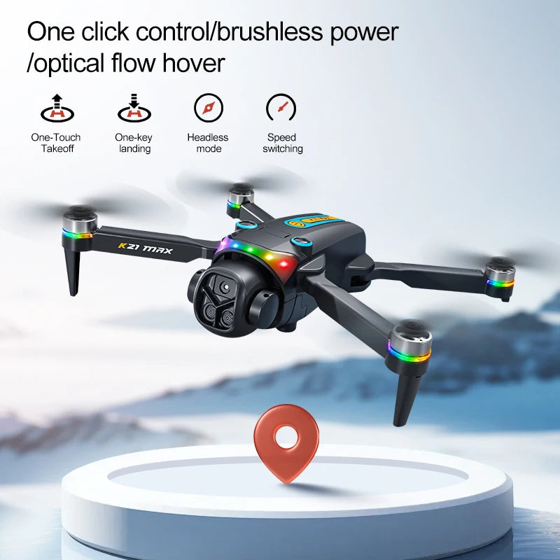 K21MAX FPV Drone With 4.3 Screen Optical Flow Auto Return