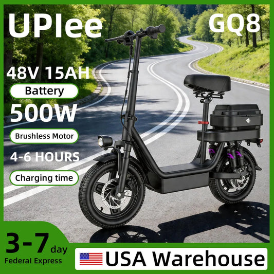 UPlee GQ8 Foldable Adult Electric Bike For Daily Use