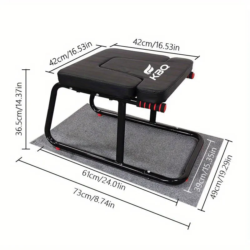 KBQ Multifunctional Inverted Yoga Stool With Double Armrest Trainer