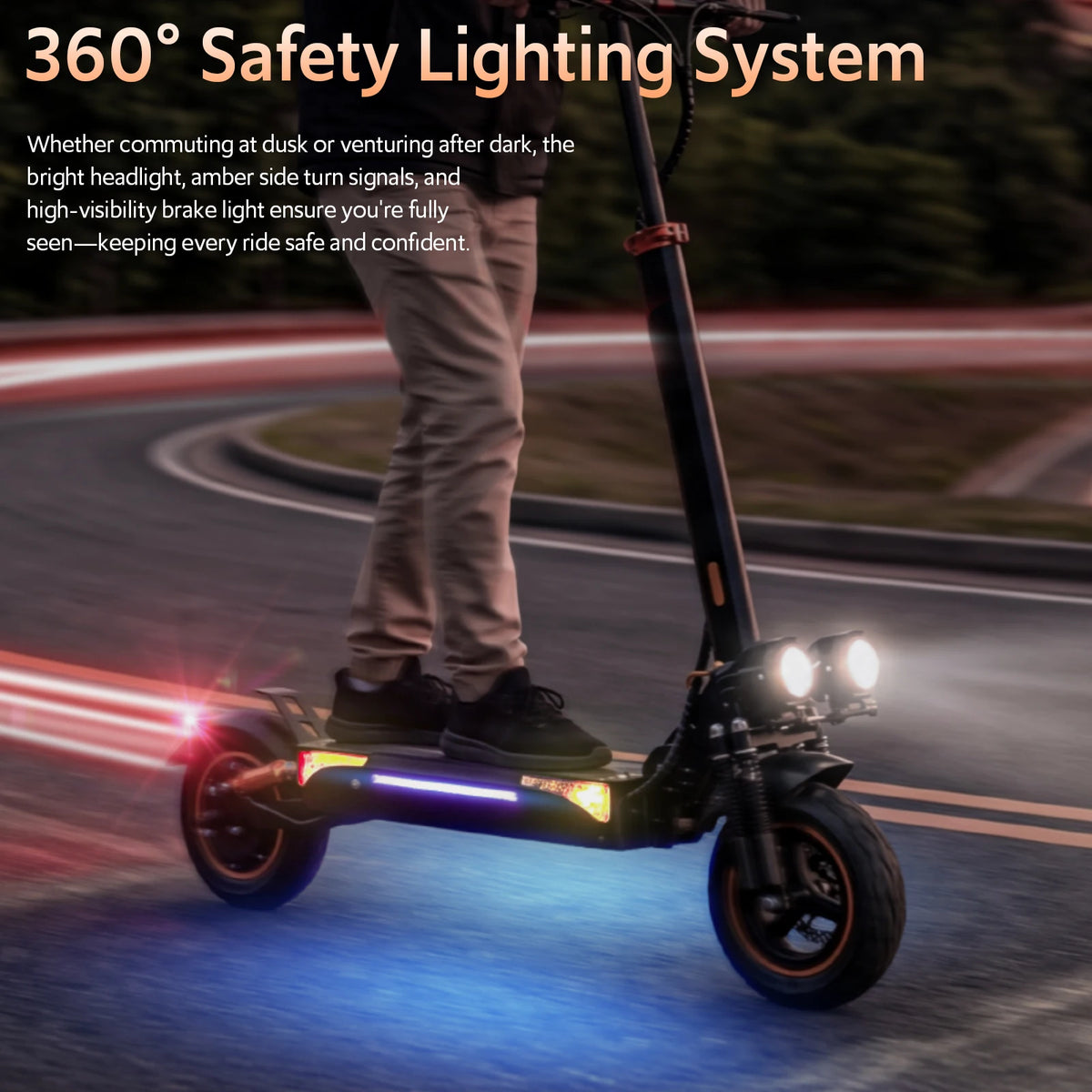 Osboo 1200W Off Road Electric Scooter With Dual Suspension