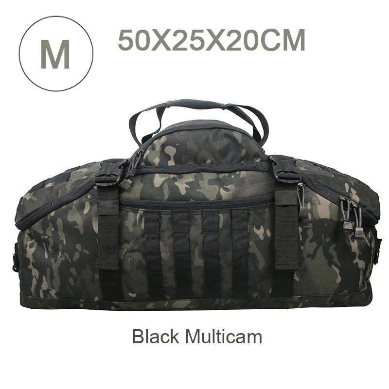 LQARMY Durable Tactical Backpack for Hiking Camping and Travel Adventures