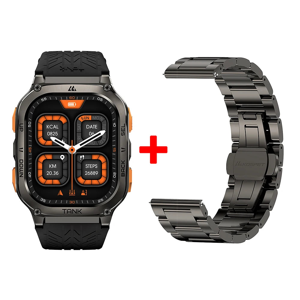Kospet Tank M3 Ultra GPS Smartwatch With Bluetooth Calling
