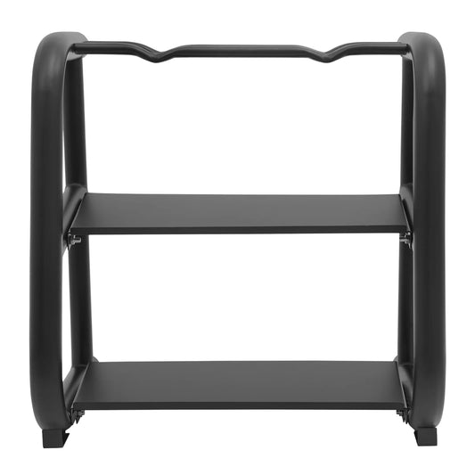 Sturdy Three Tier Steel Dumbbell Rack For Home Gym Storage