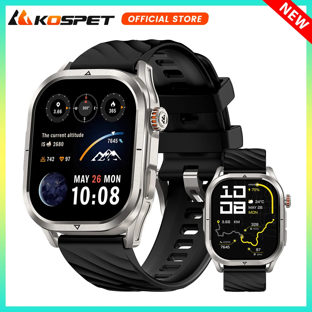 Kospet Magic P10 GPS Smartwatch Featuring AMOLED Display And Waterproof
