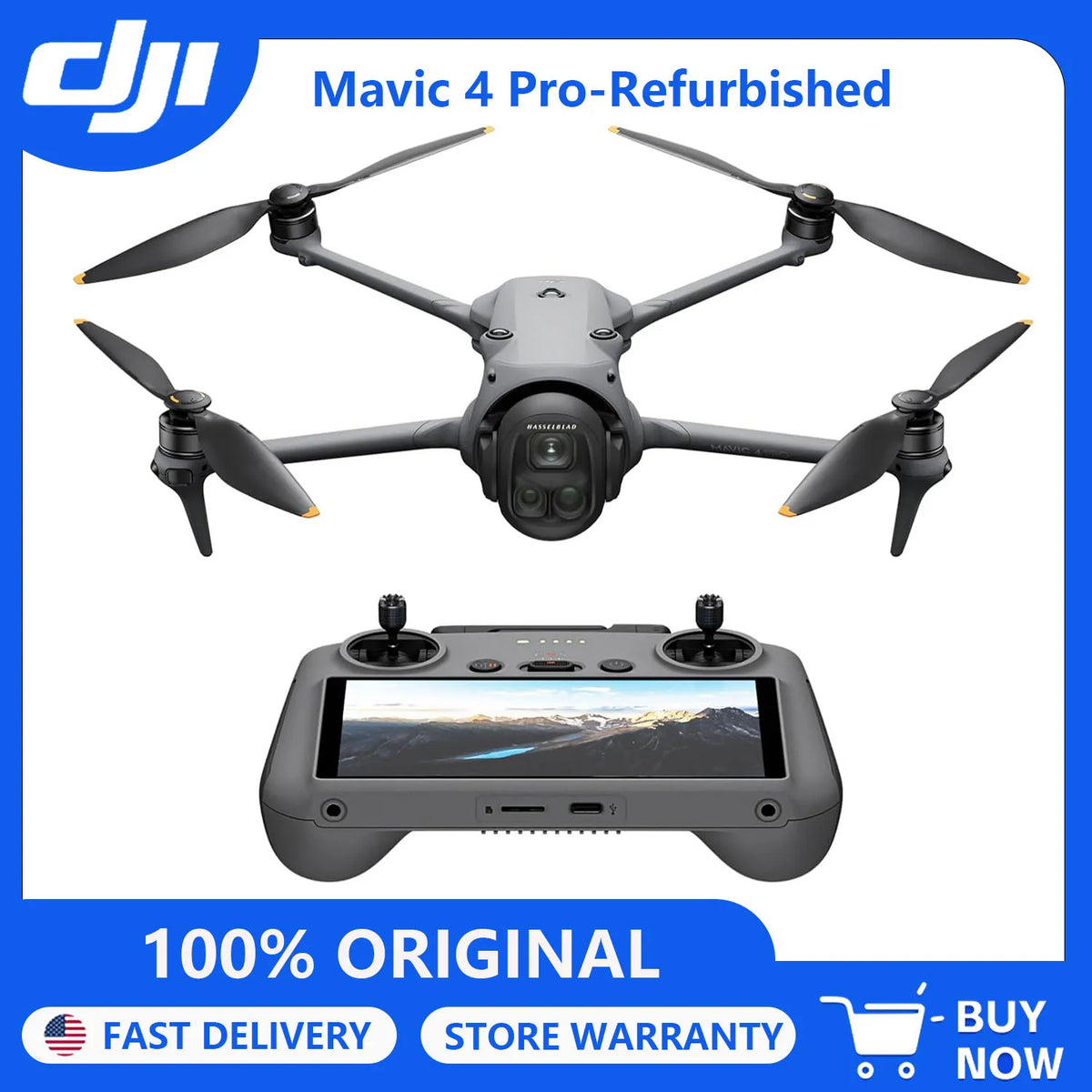 Refurbished DJI Mavic 4 Pro Drone With Hasselblad Camera System