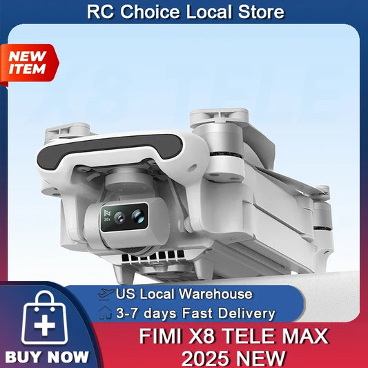 FIMI X8 Tele Max 4K Professional Drone Featuring 30x Zoom