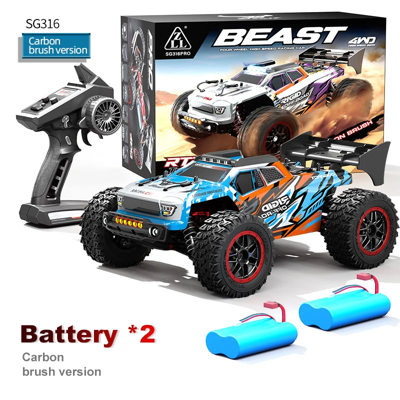 ZNLYRION Brushless RC Truck With Metal Gears And Remote Control