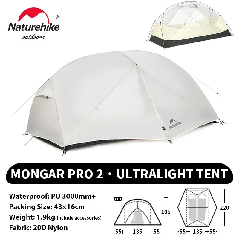 Naturehike Mongar Pro Double Layer Waterproof Camping Tent