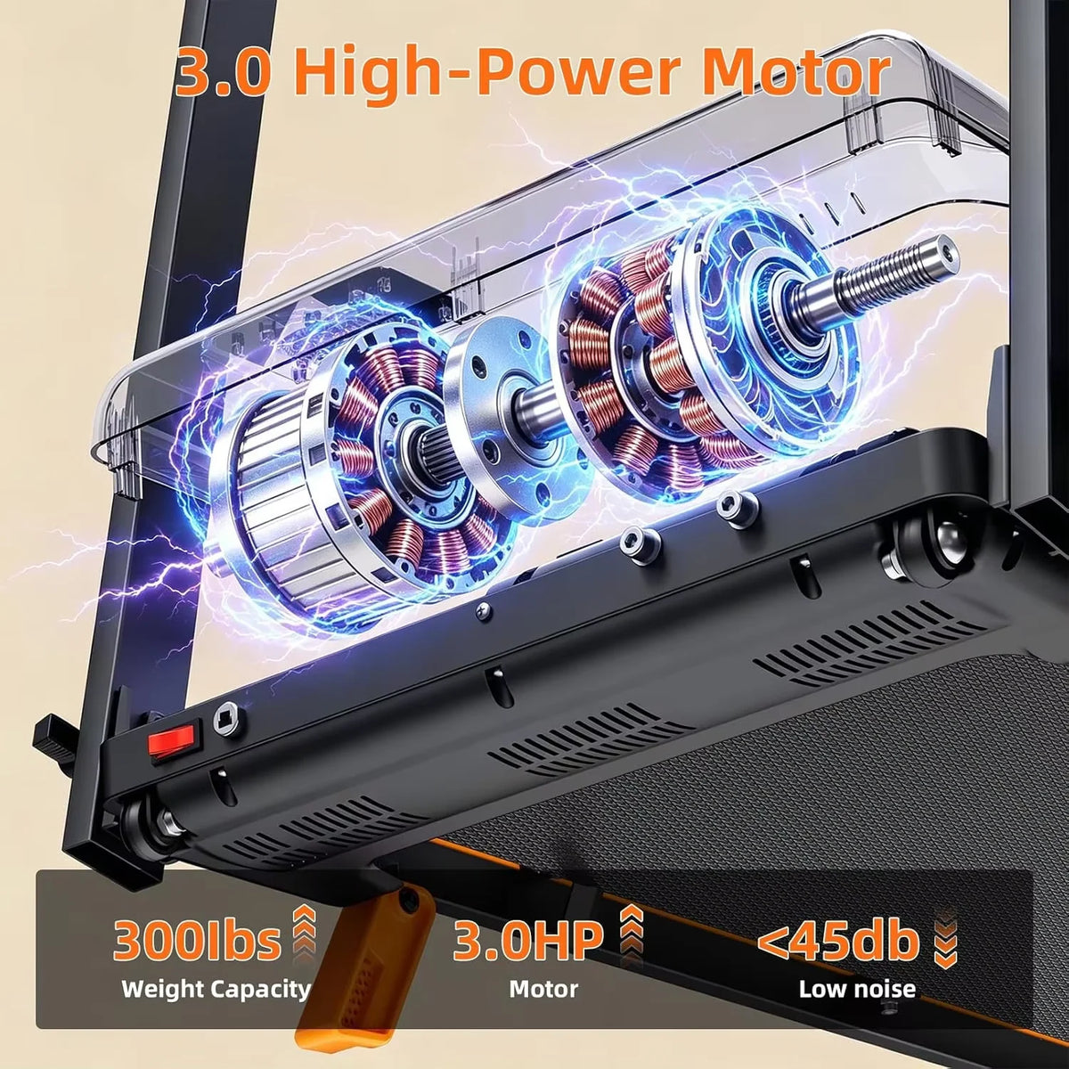 Premium Folding Treadmill With Adjustable Incline And Quiet Motor