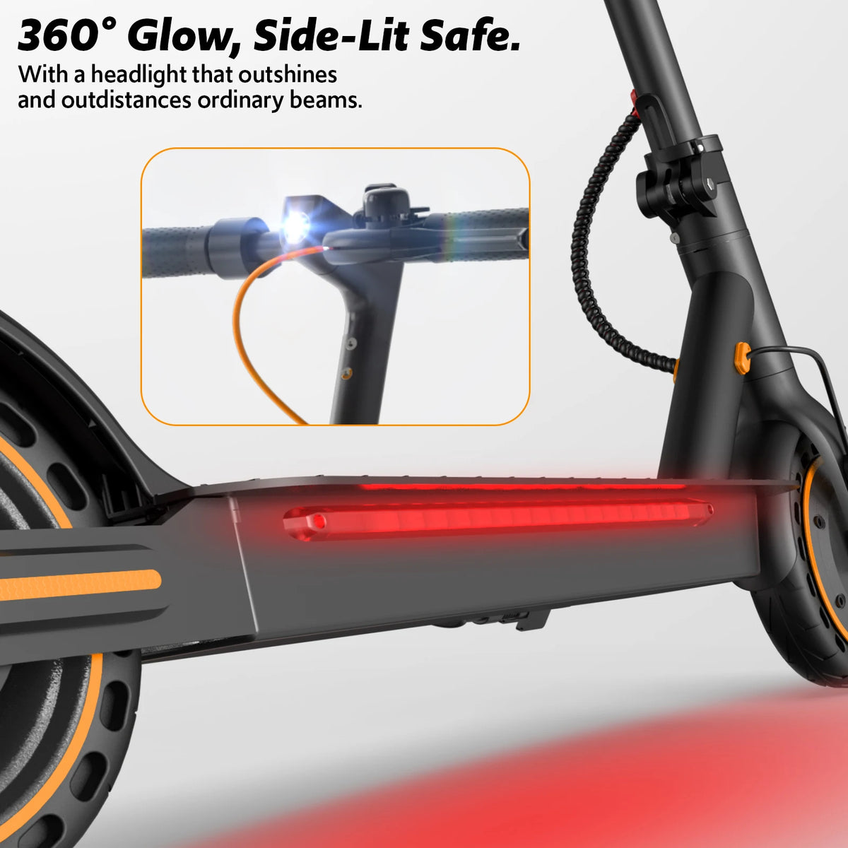 Osboo Adult Electric Scooter 550W Peak Motor Foldable