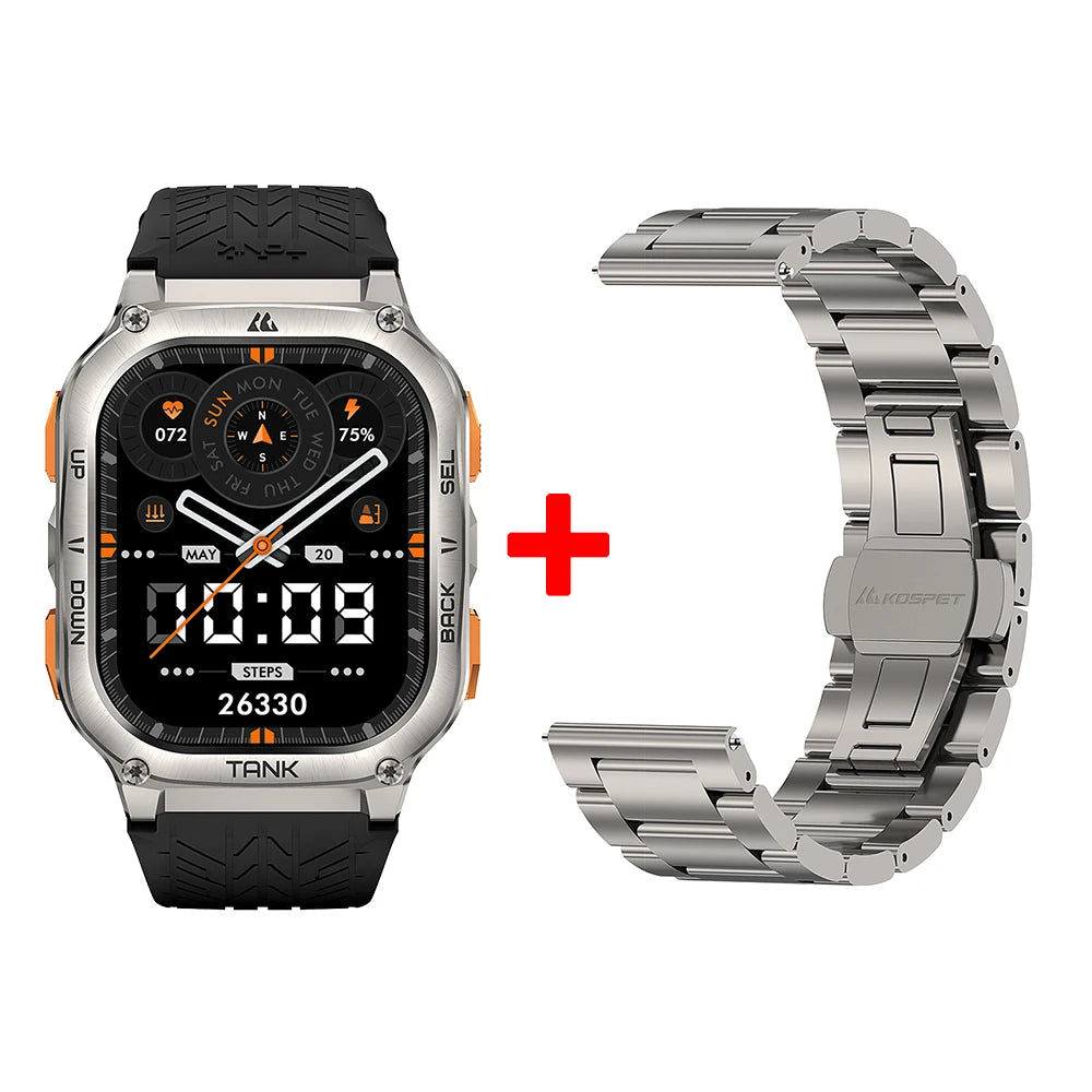 Kospet Tank M3 Ultra GPS Smartwatch With Bluetooth Calling