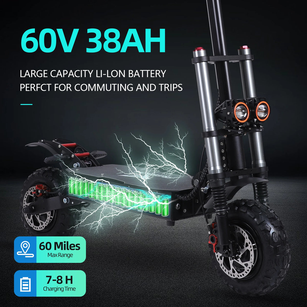 Freeboy J30MAX Dual Motor Adult Foldable Electric Scooter