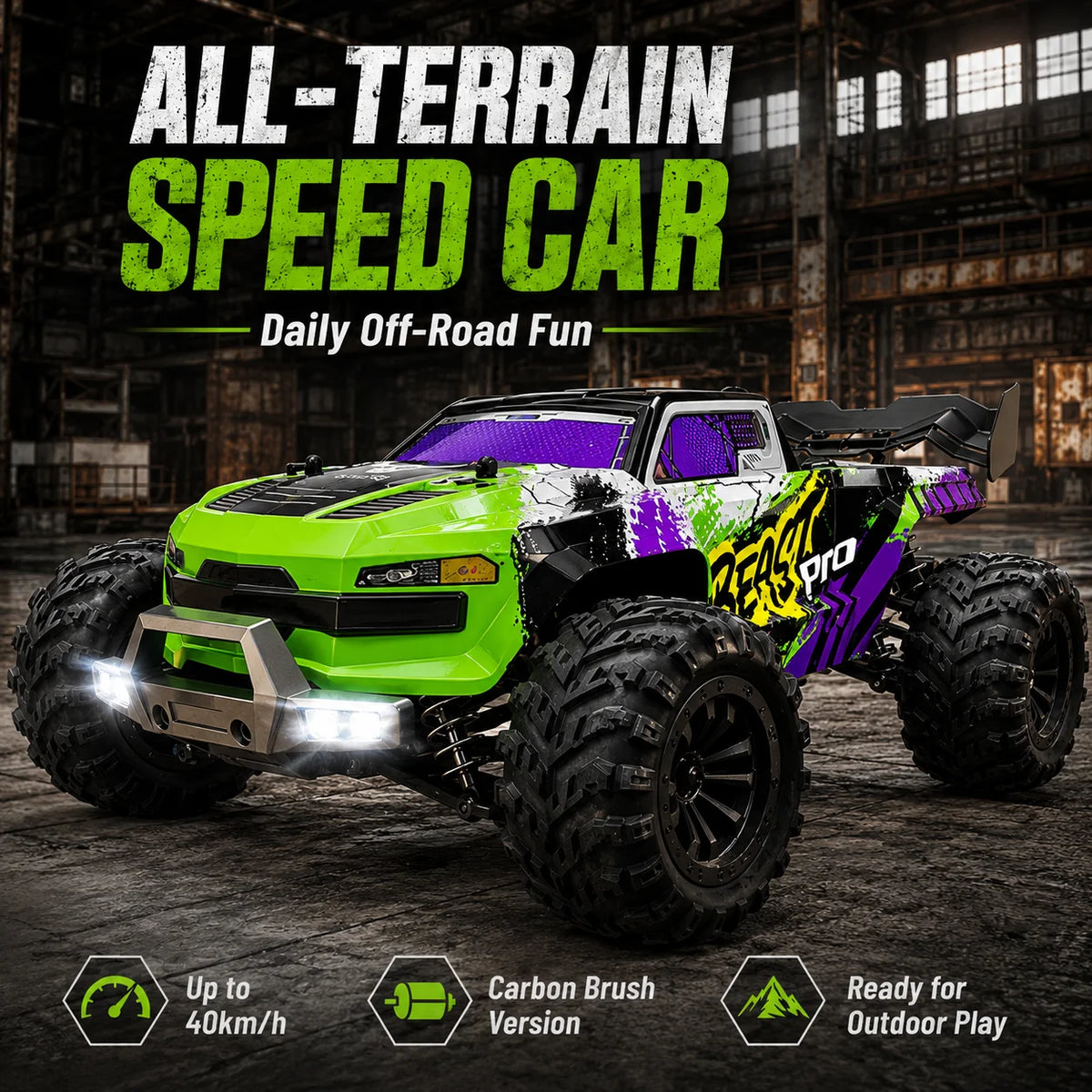 ZNLYRION Off Road RC Buggy Remote Control Racing Truck