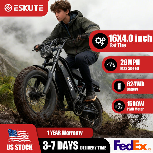 Eskute V100 Electric Dirt Bike Featuring 48V Long Range Battery