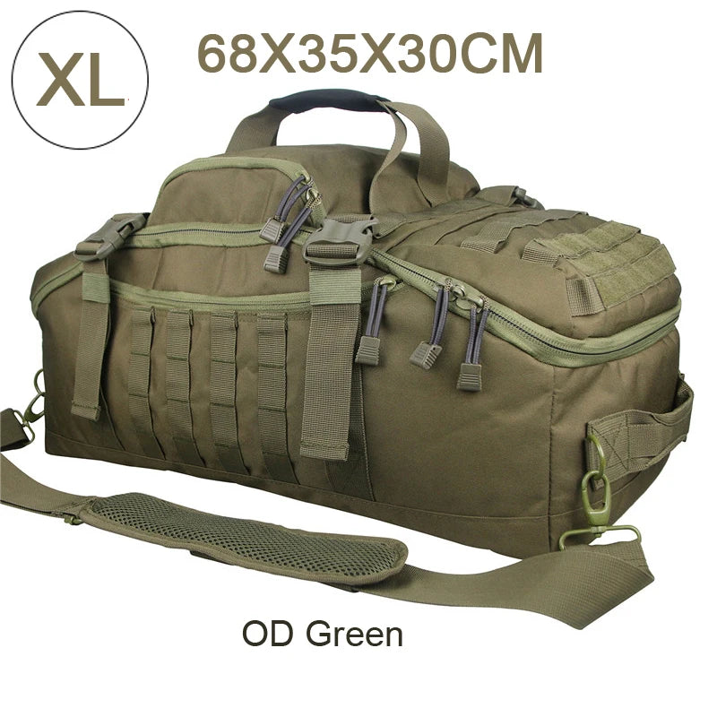 LQARMY Durable Tactical Backpack for Hiking Camping and Travel Adventures