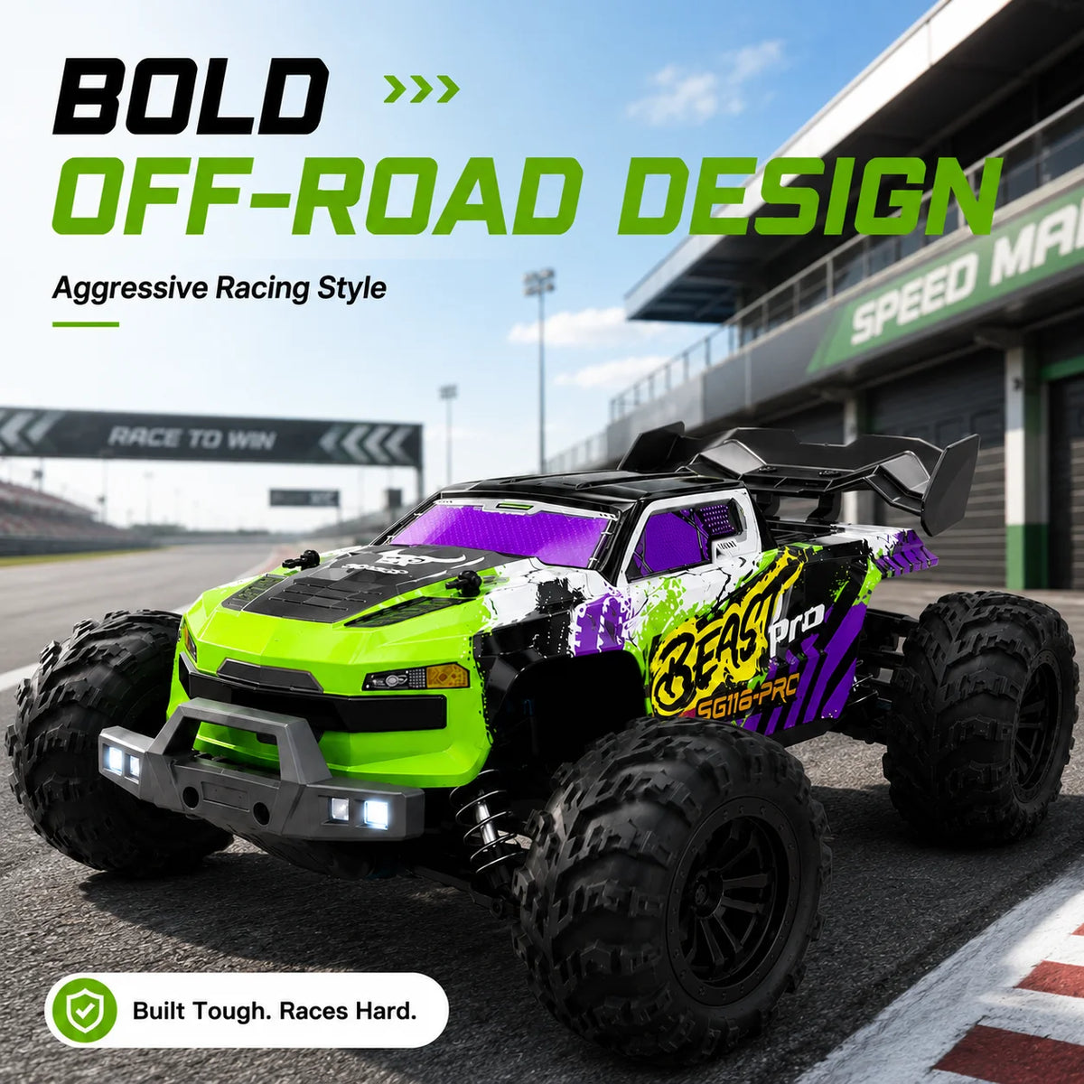 ZNLYRION Off Road RC Buggy Remote Control Racing Truck