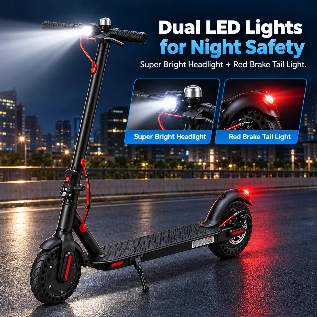 350W Foldable Electric Scooter With Enhanced Battery Life