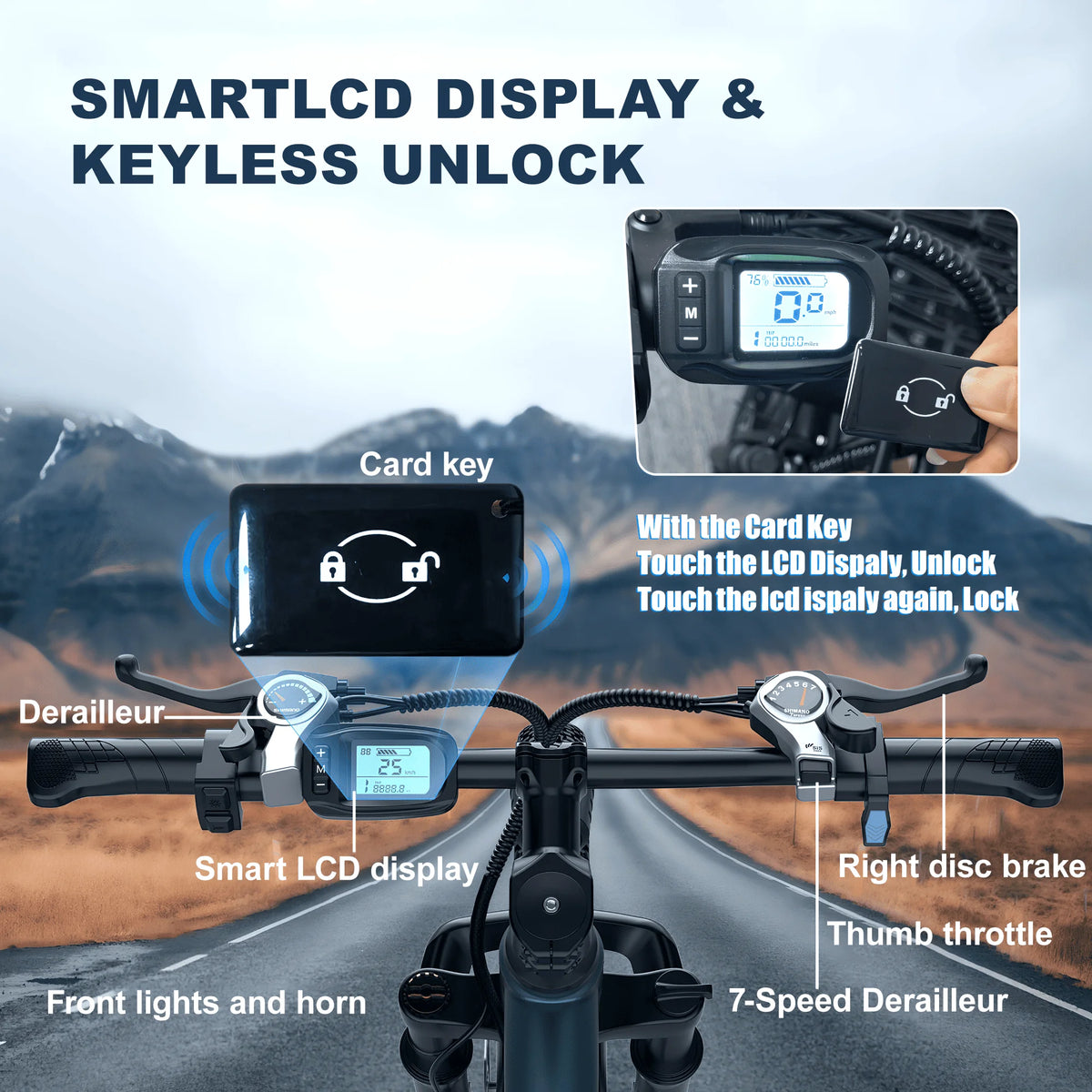 Electric Mountain Bike With 36V Battery And Full Suspension