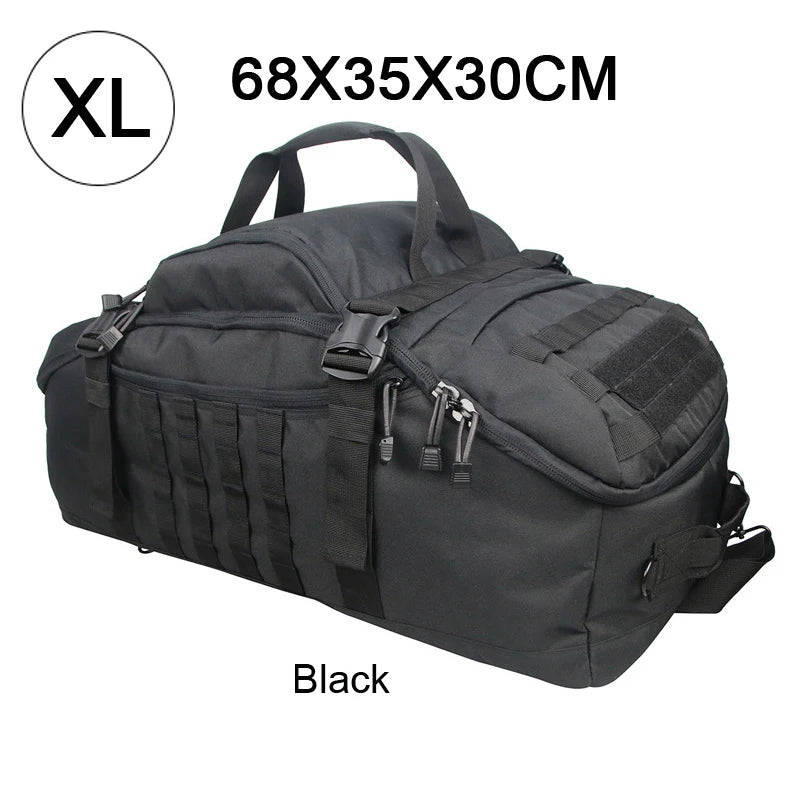 LQARMY Durable Tactical Backpack for Hiking Camping and Travel Adventures