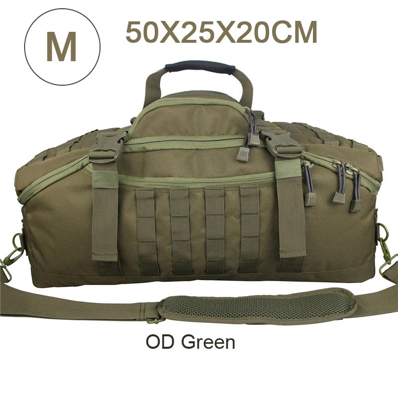 LQARMY Durable Tactical Backpack for Hiking Camping and Travel Adventures